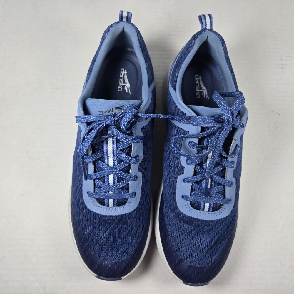 Dansko Sky Blue Mesh Laceup Lightweight Comfort Walking Sneakers Size EU 40 US 9 - Picture 4 of 12